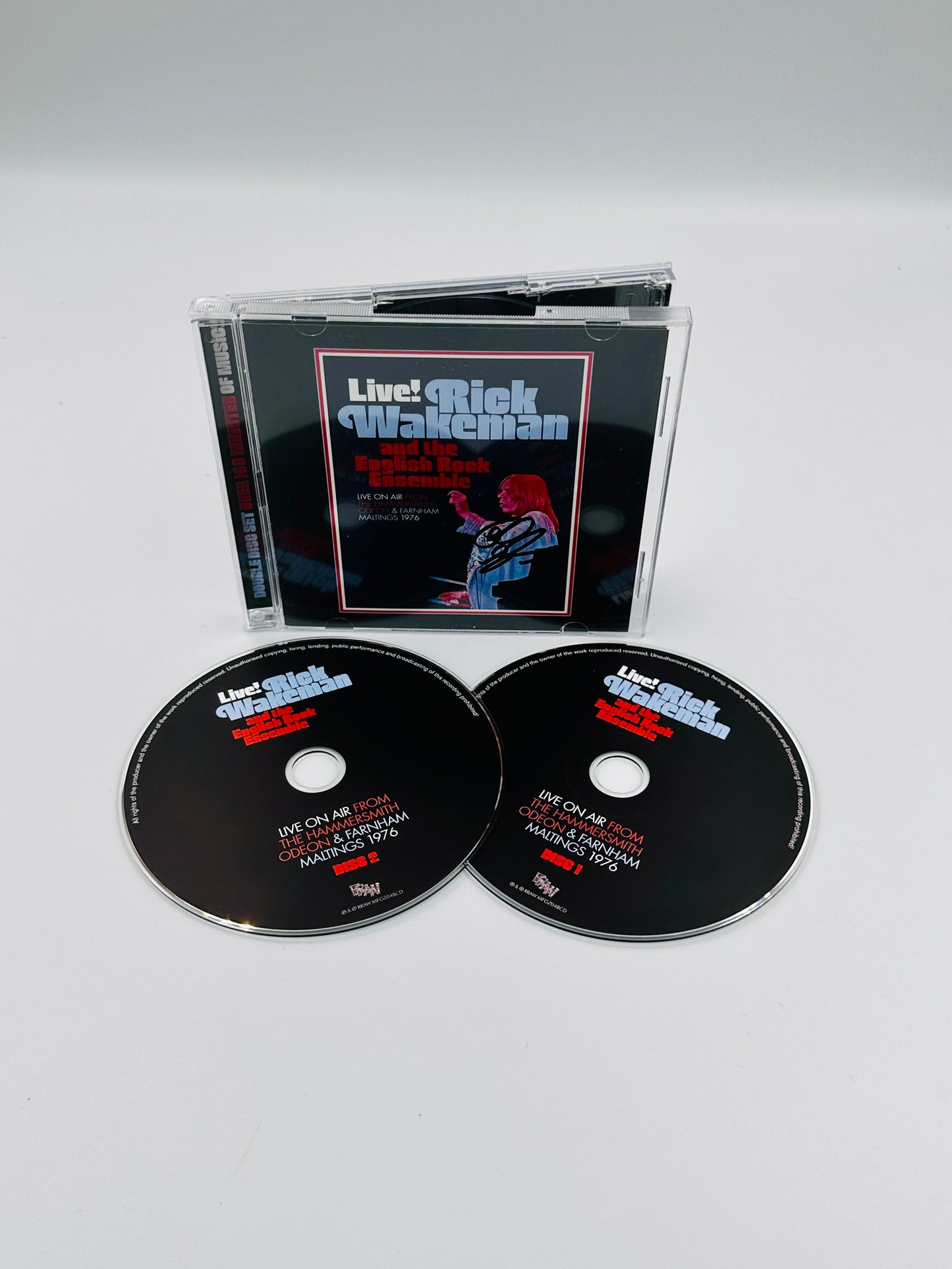 [SIGNED] Rick Wakeman and the English Rock Ensemble: Live on Air 2xCD